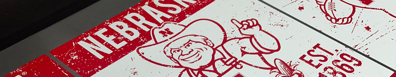 Nebraska Cornhusker Poster Art Prints