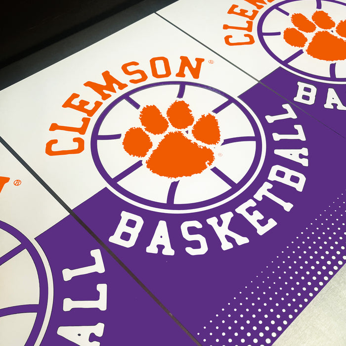 Limited Edition Clemson Tigers Basketball Poster Art Print - 13x19"