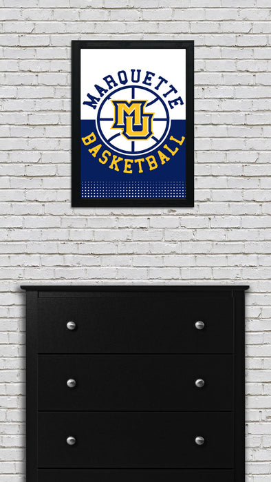Limited Edition Marquette Basketball Poster Art Print - Gifts for Marquette Fans - 13x19"