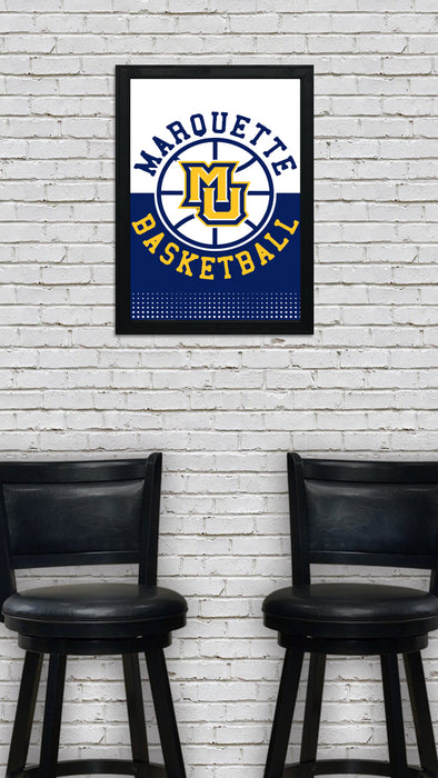 Limited Edition Marquette Basketball Poster Art Print - Gifts for Marquette Fans - 13x19"