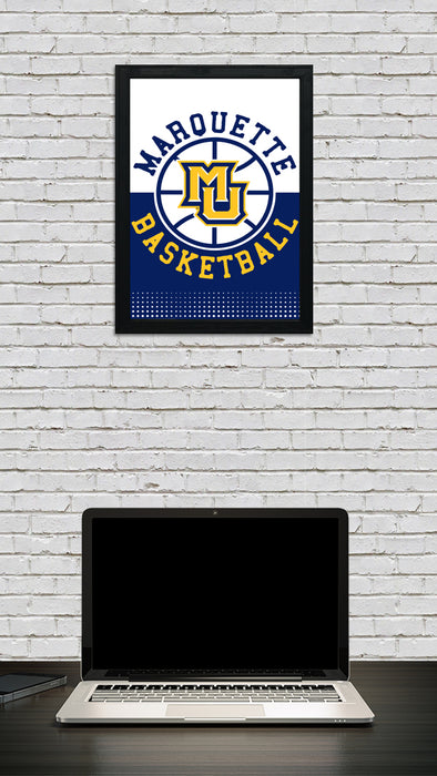 Limited Edition Marquette Basketball Poster Art Print - Gifts for Marquette Fans - 13x19"