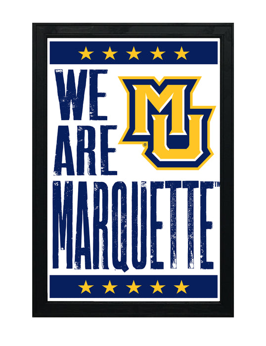 Limited Edition Marquette Golden Eagles Poster Art Print - Gifts for Marquette Fans - 13x19"