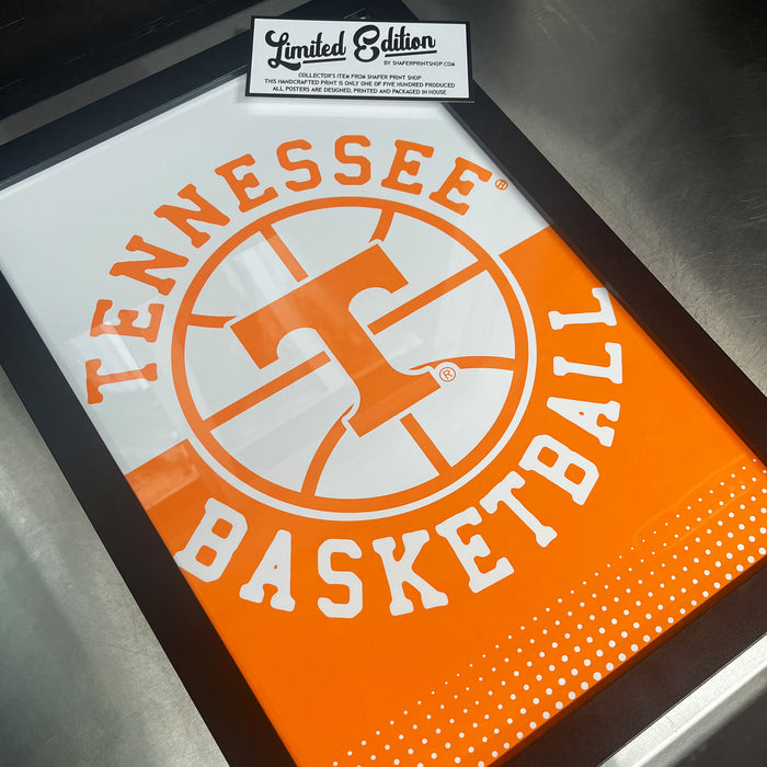 Limited Edition Tennessee Basketball Poster - Tennessee Volunteers Poster Art - 13x19"