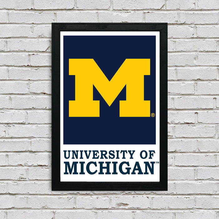 Limited Edition University of Michigan Poster Art Print - 13x19"