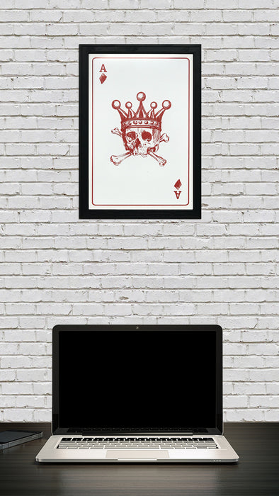 Limited Edition Ace of Diamonds Art Print / Poster - 13x19"