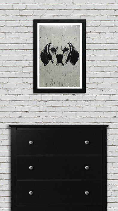 Limited Edition Beagle Art Poster / Print - 13x19"