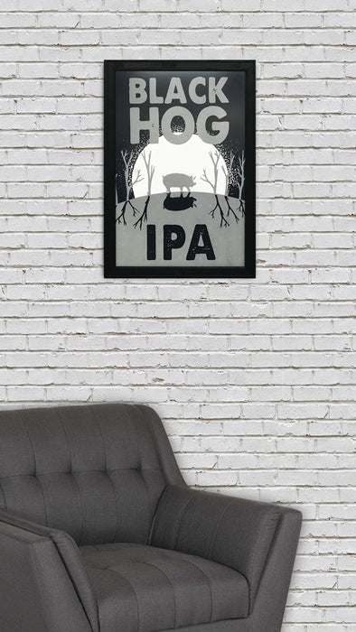 Limited Edition Black Hog Brewing IPA Craft Beer Poster - 13x19"