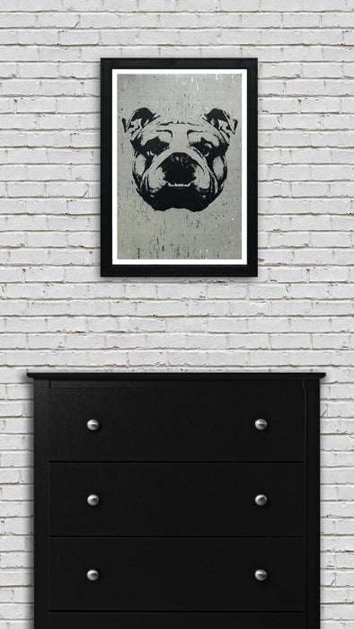 Limited Edition English Bulldog Art Poster - 13x19"
