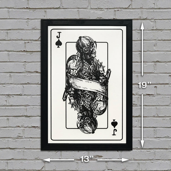 Limited Edition Jack of Spades Poster Art Print - 13x19"
