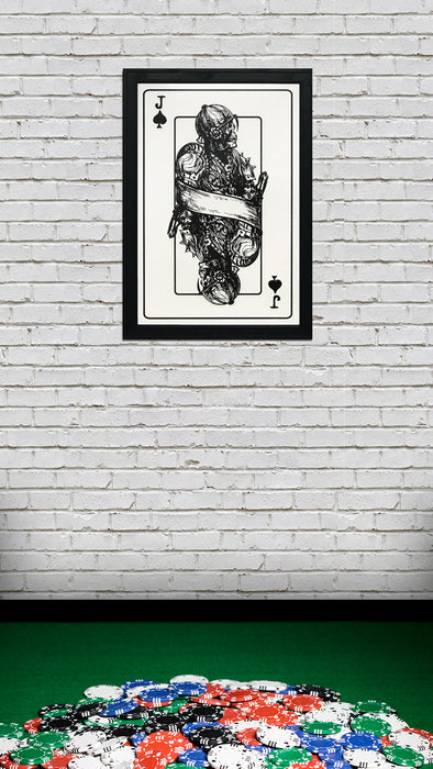 Limited Edition Jack of Spades Poster Art Print - 13x19"