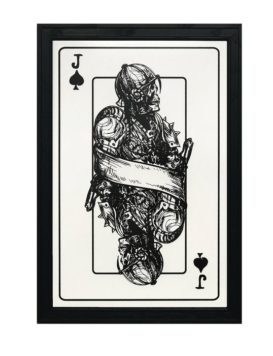 Limited Edition Jack of Spades Poster Art Print - 13x19"