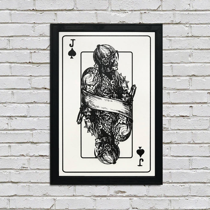 Limited Edition Jack of Spades Poster Art Print - 13x19"