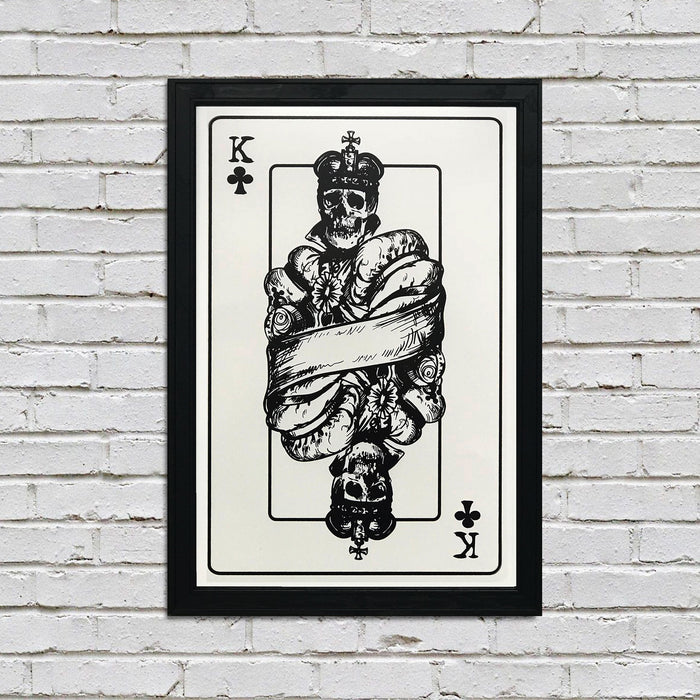 Limited Edition King of Clubs Poster Art Print - 13x19"