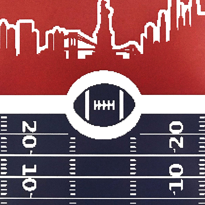 Limited Edition New York Giants Poster Art - Retro Print 13x19"