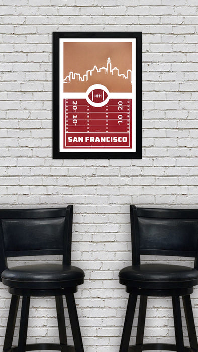 Limited Edition San Francisco 49ers Poster Art - Retro Print 13x19"