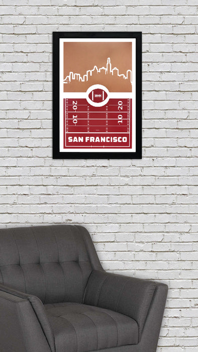 Limited Edition San Francisco 49ers Poster Art - Retro Print 13x19"