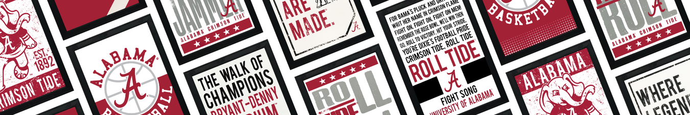 Alabama Crimson Tide Poster Art Prints