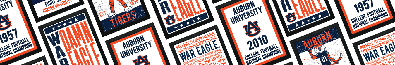 Auburn Tigers Poster Art Prints