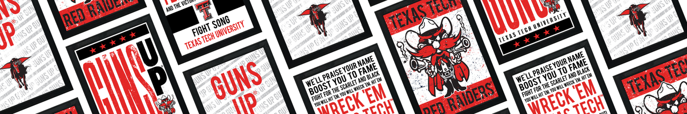 Texas Tech Red Raiders Poster Art Prints