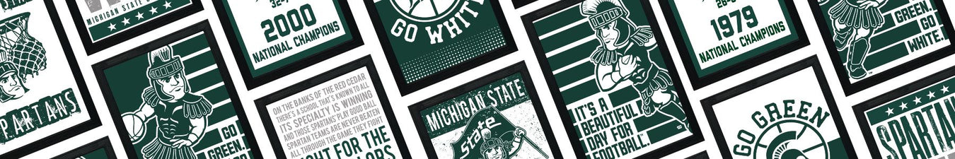 Michigan State Spartans Poster Art Prints