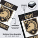 The image is a framed poster featuring the logo of the Army Knights, a military unit. The poster is available in multiple sizes, including 11x17 to 24x36 inches. The poster is printed on 12pt heavy duty matte paper, and it is framed with high-quality MDF frames.