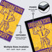The image is a framed poster of the LSU Tigers, a football team, with multiple sizes available.