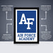 a picture of an air force academy sign