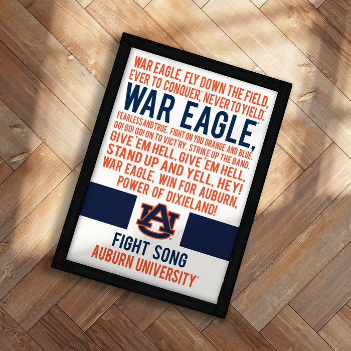 War Eagle, ever to conquer, never to yield.