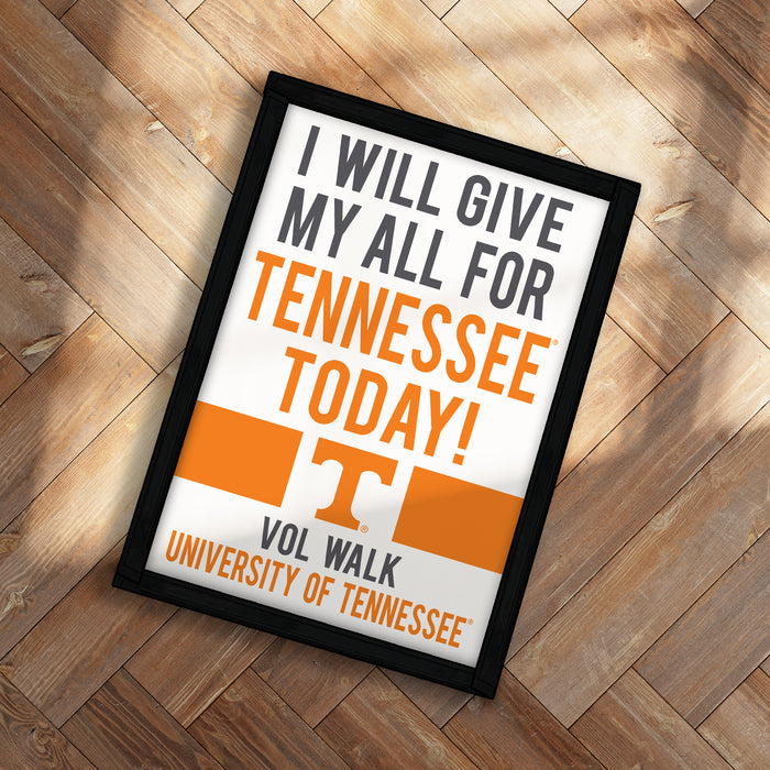I WILL GIVE MY ALL FOR TENNESSEE TODAY! VOL WALK UNIVERSITY OF TENNESSEE