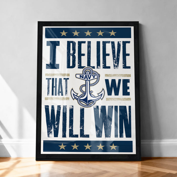 I believe that we will win