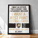 I want an officer for a secret and dangerous mission, I want a west point football player, General George C. Marshall, U.S. Army