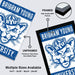 The image is a promotional poster for Brigham Young University, featuring the university's logo and text. It is framed and unframed, with the framed version highlighting the high-quality MDF frames. The poster is available in multiple sizes, including 11x17, 13x19, 18x24, and 24x36 inches.