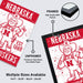 The image is a collage of two framed and two unframed images of the Nebraska Wildcats football team. The framed images are labeled as high-quality MDF frames, while the unframed images are printed on 12pt heavy duty matte paper. Multiple sizes are available, including 11x17 - 13x19" - 18x24" - 24x36" - 24x36" - 24x36".
