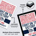 The image is a promotional poster for a university event, featuring a bulldog and text that reads "FIGHT ON VICTORY" and "GONZAGA BULLDOGS: RALLY AND FIGHT!". The poster is framed and unframed, with the framed version labeled as "FRAMED High Quality MDF Frames". The poster is available in multiple sizes, including 11x17, 13x19, 18x24, and 24x36" frames.