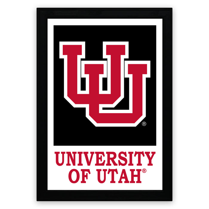 the logo of the University of Utah.