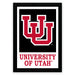 the logo of the University of Utah.
