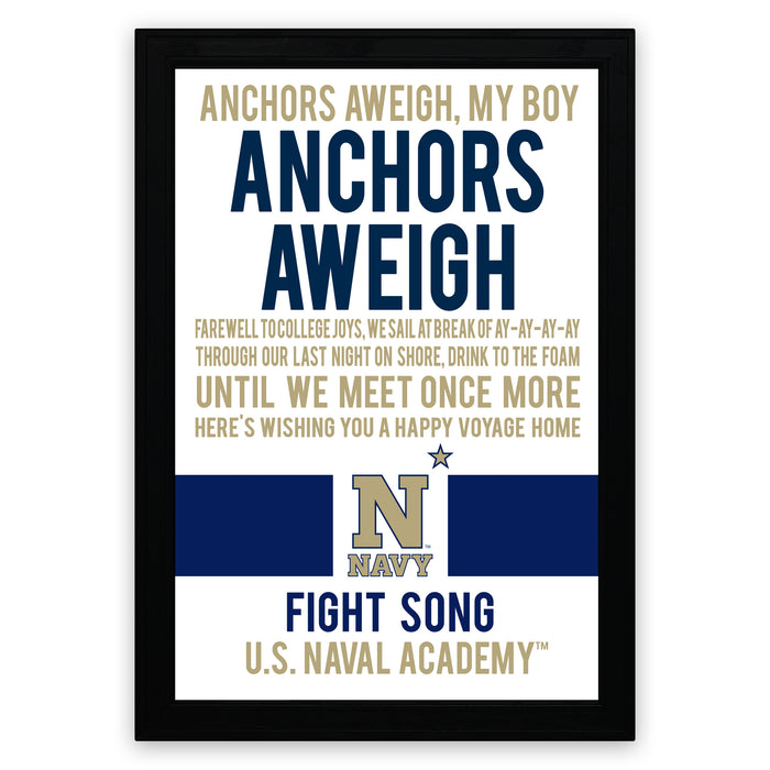 Anchors aweigh, my boy anchors aweigh