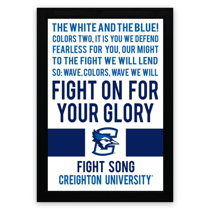 The image is a framed poster with a motivational message encouraging people to fight for their glory.