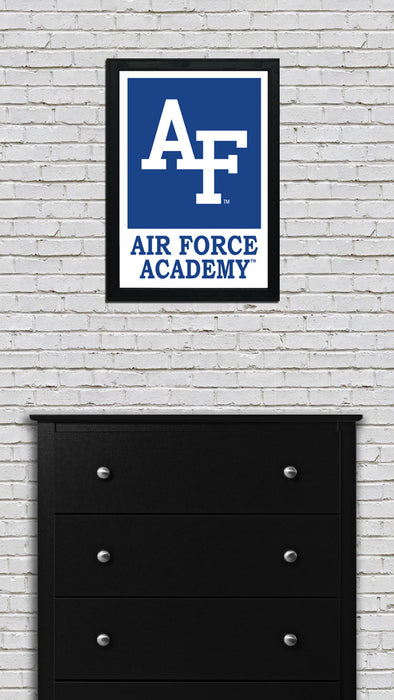 Limited Edition Air Force Falcons Banner Logo Poster Art Print - 13x19"