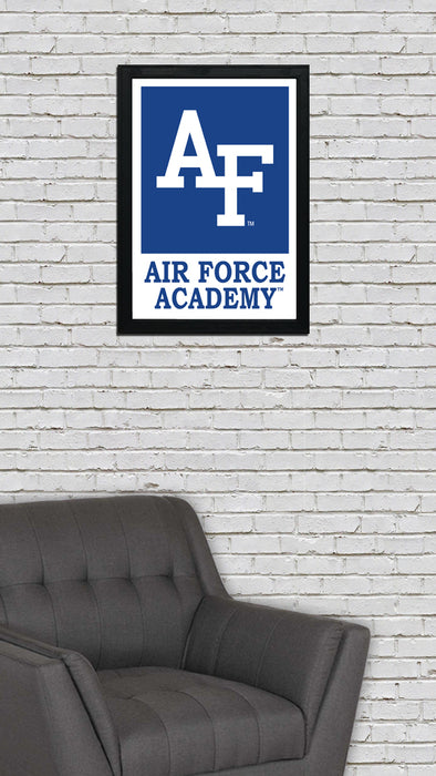 Limited Edition Air Force Falcons Banner Logo Poster Art Print - 13x19"