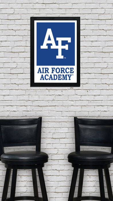 Limited Edition Air Force Falcons Banner Logo Poster Art Print - 13x19"