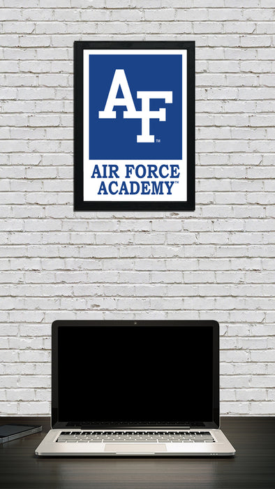 Limited Edition Air Force Falcons Banner Logo Poster Art Print - 13x19"