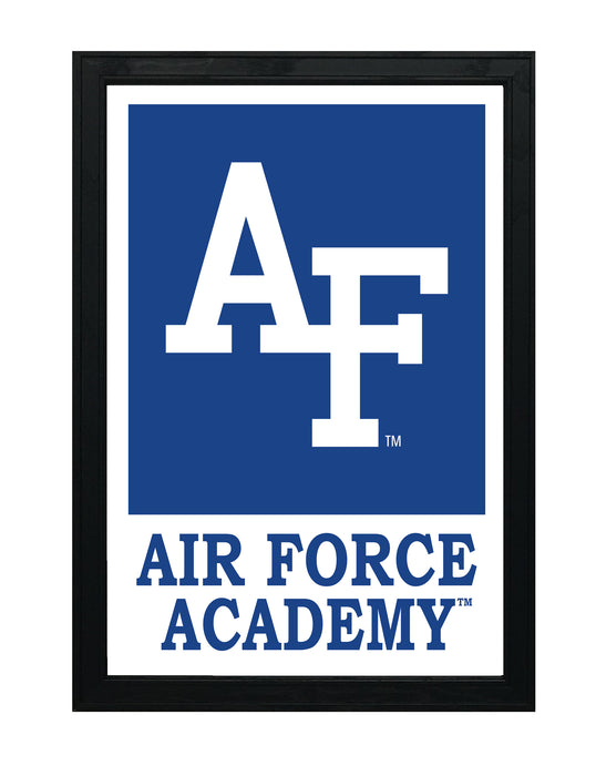 Limited Edition Air Force Falcons Banner Logo Poster Art Print - 13x19"