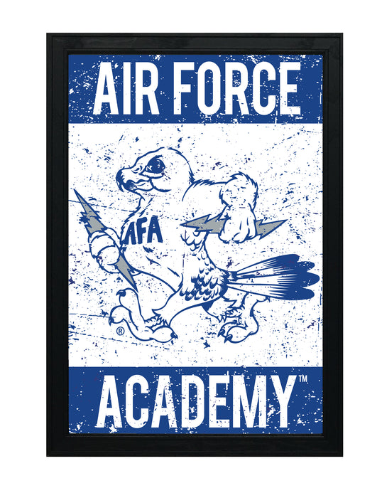 Limited Edition Air Force Falcons Vintage Mascot Poster Art Print - 13x19"