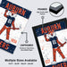 The image is a framed poster featuring the Auburn Tigers, a professional American football team. The poster is framed in high-quality MDF frames, and it is available in multiple sizes, including 11x17, 13x19, 18x24, and 24x36" frames.