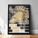 The image is a framed poster with a stylized design featuring a golden helmet or emblem, along with the text "DUTY HONOR COUNTRY".