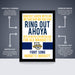 The image is a framed poster from Marquette University featuring a motivational message about fighting and perseverance.