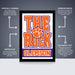 a poster with the words the rock and clemson on it