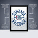 The image is a collage of various images related to the Gonzaga Bulldogs, including their logo, a bulldog, and a basketball. The collage is labeled as " Officially Licensed" and " Premium Printed", indicating that the images are legally obtained and printed, and are of high quality. The collage is described as a "Shipped Flat" and "The Perfect Gift", suggesting that the images are packaged for mailing and are considered a thoughtful and valuable gift.