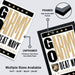 The image is a promotional poster for the U.S. Military Academy, featuring the text "GREAT NAVY" and "BEAT NOM" along with various sizes available for purchase.